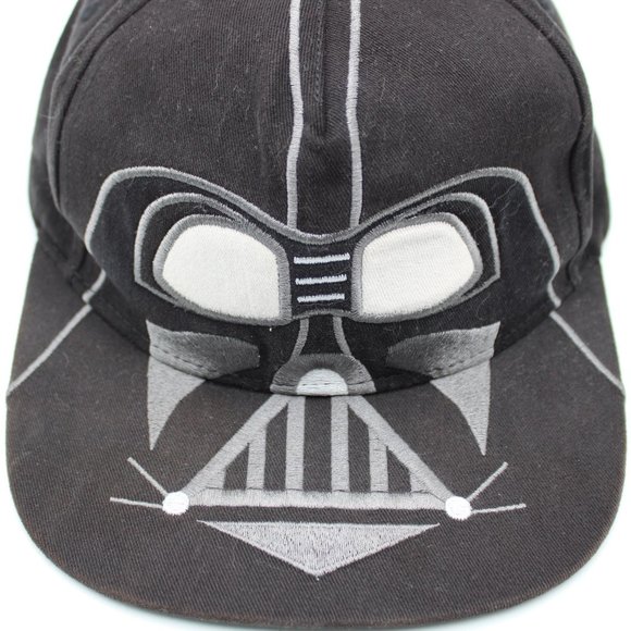 Disneyland Disney Parks Star Wars Darth Vader Big Face Embroidered Hat Cap Youth - Picture 7 of 9